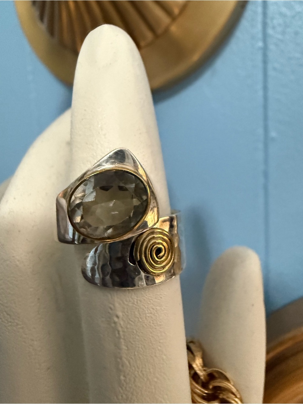 925 Sterling Silver Adjustable Ring